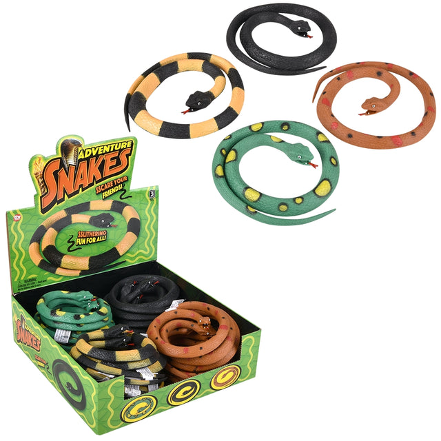 Vinyl Snake 24" Assorted (1 DSP)