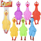 Rubber Chicken Collectible 9.5 in (1 Dozen)