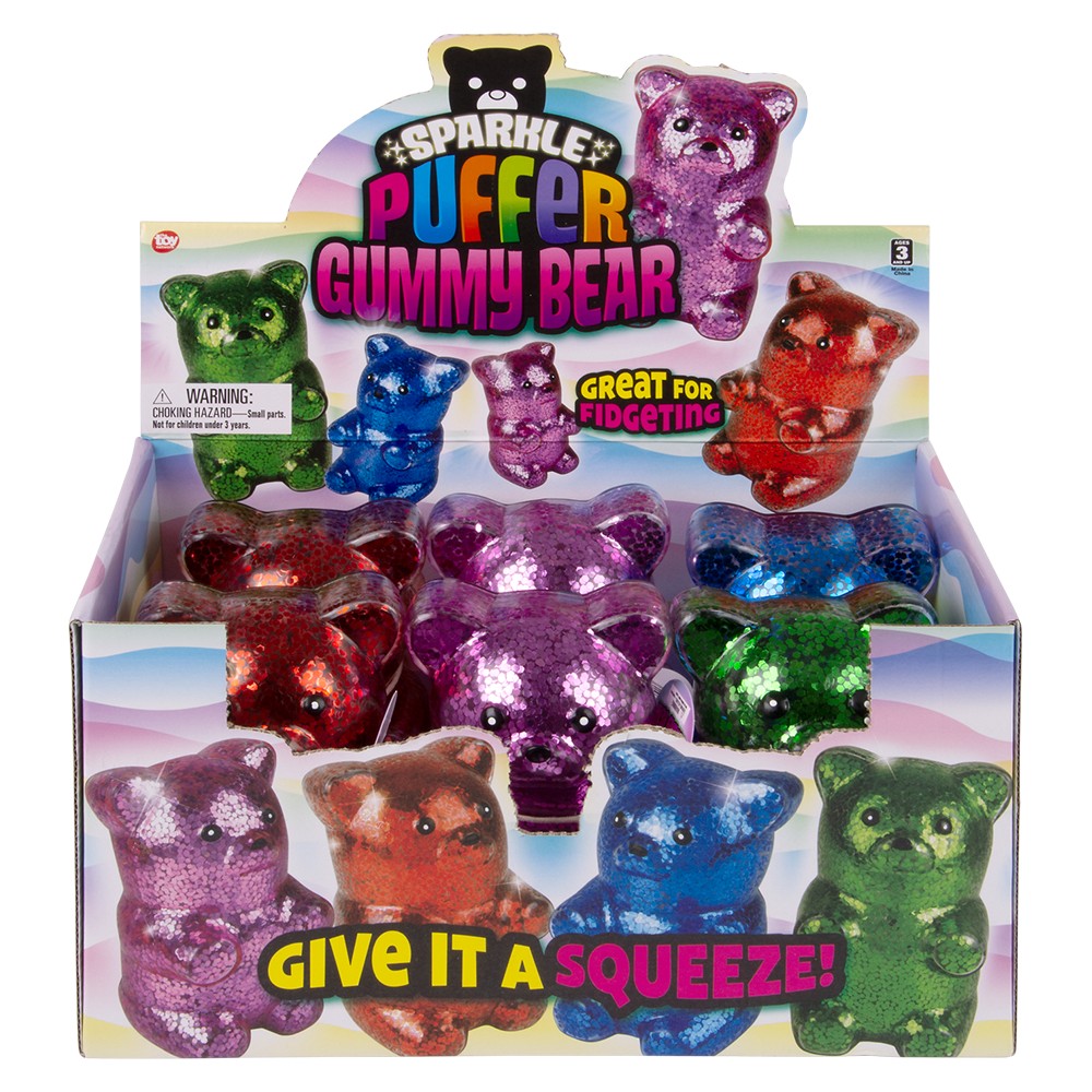 Sparkle Puffer Yummy Bear 6ct (1 DSP)