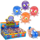 Squeeze Beads Octopus Fidget Toy (12 PC Display)