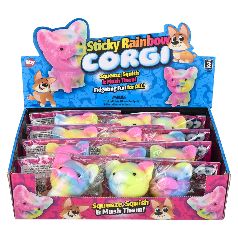 Sticky Rainbow Corgi (12 PC Display)