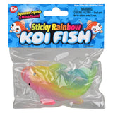 Sticky Rainbow Koi Fish (12 PC Display)