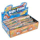 Sticky Rainbow Koi Fish (12 PC Display)