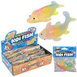 Sticky Rainbow Koi Fish (12 PC Display)