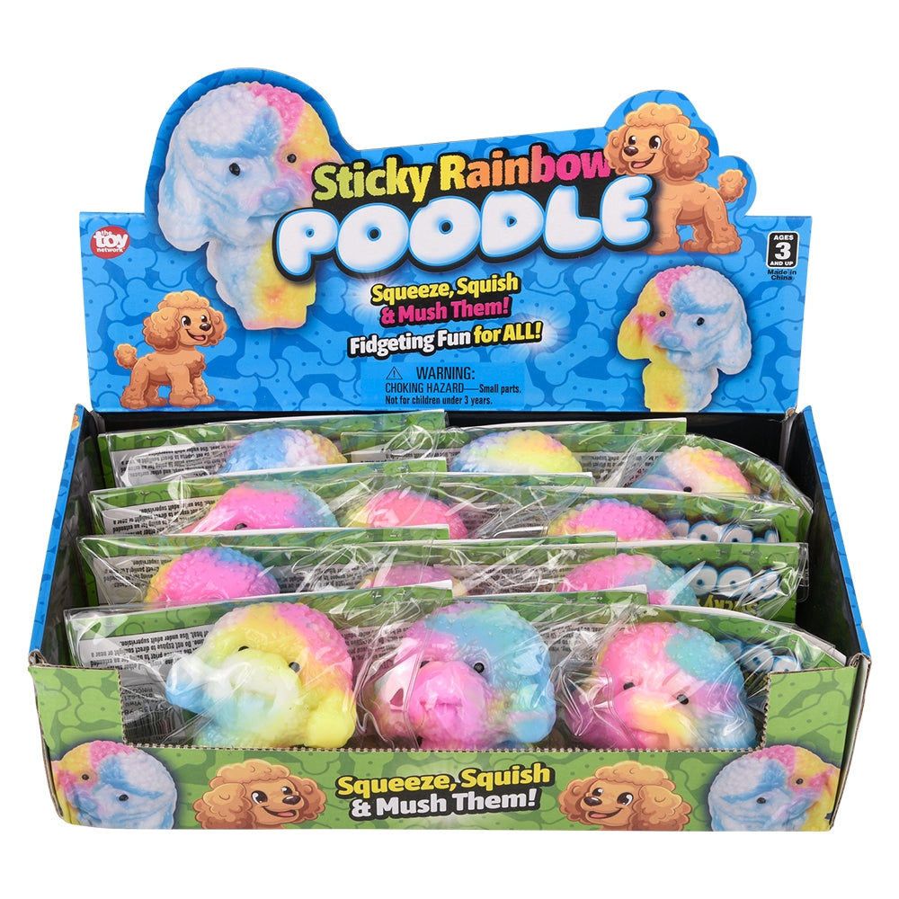 Sticky Rainbow Poodle (12 PC Display)