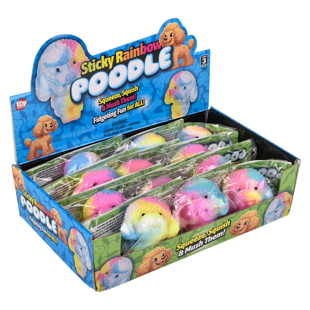 Sticky Rainbow Poodle (12 PC Display)