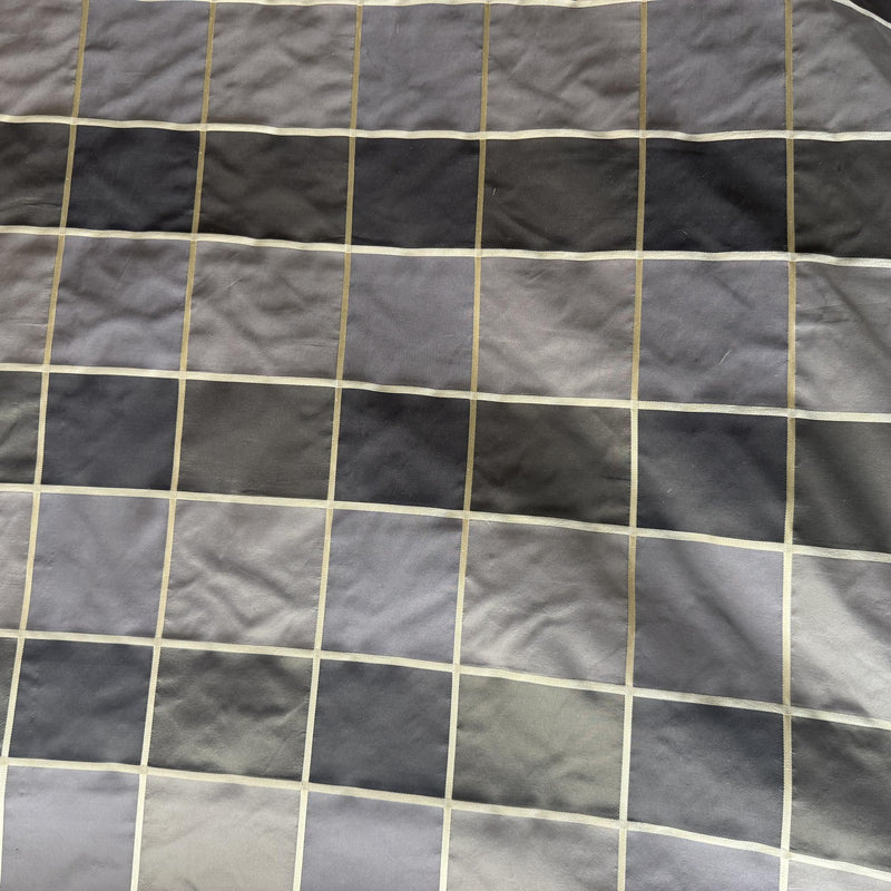 Passi Silk Fabric - Striped Square Geometric, 54" Width (1 Yard)