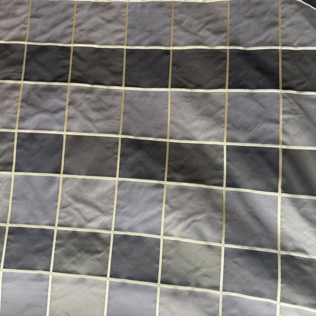 Passi Silk Fabric - Striped Square Geometric, 54" Width (1 Yard)