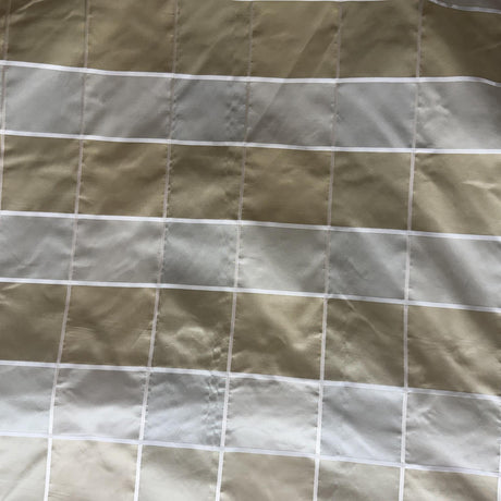 Passi Silk Fabric - Striped Square Geometric, 54" Width (1 Yard)