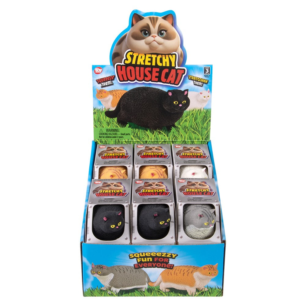 Stretchy Cat Fidget Toy (12 PC Display)
