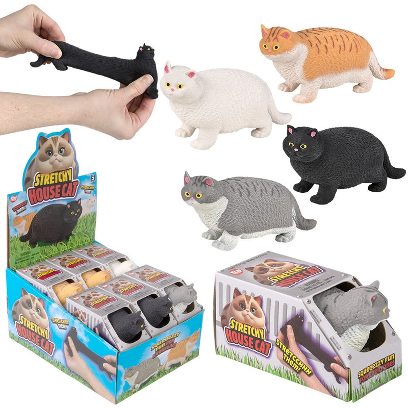 Stretchy Cat Fidget Toy (12 PC Display)