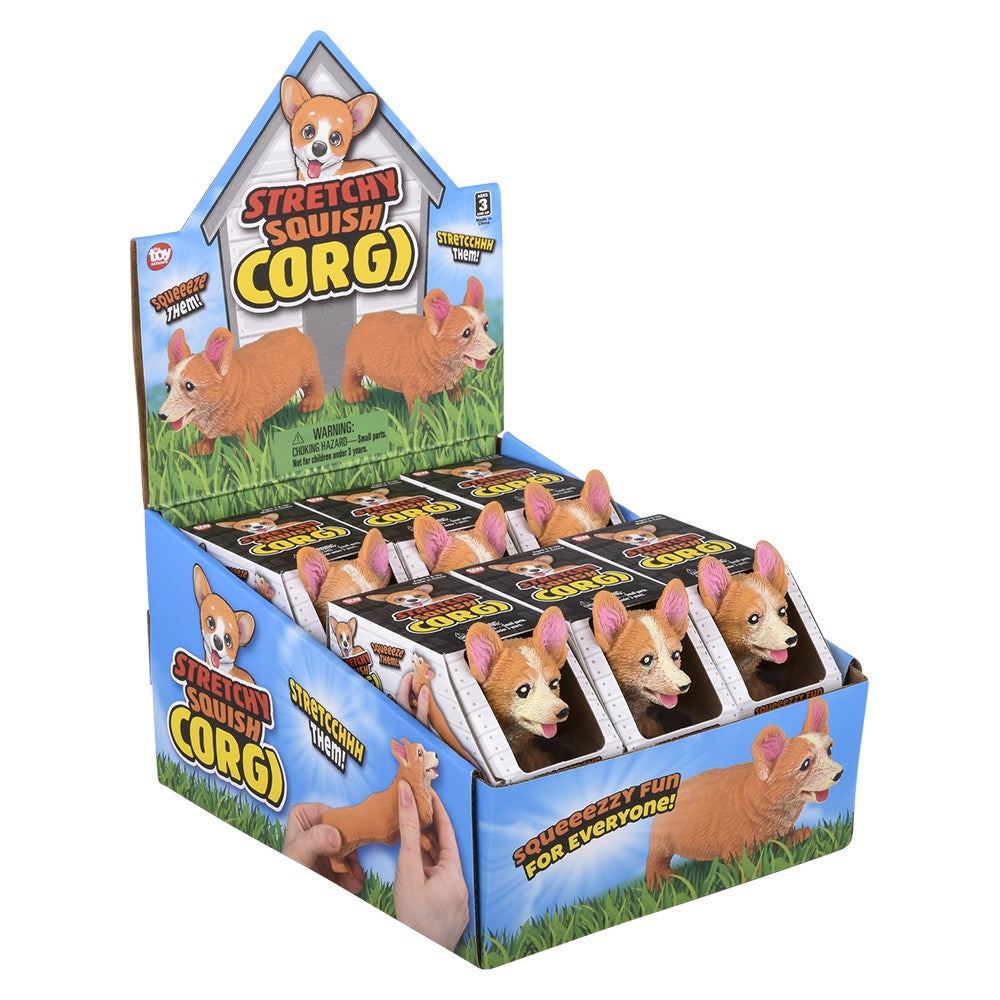 Stretchy Squish Corgi (12 DZ Display)