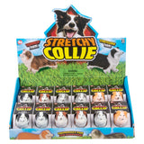 Stretchy Collie Fidget Toy (12 PC Display)