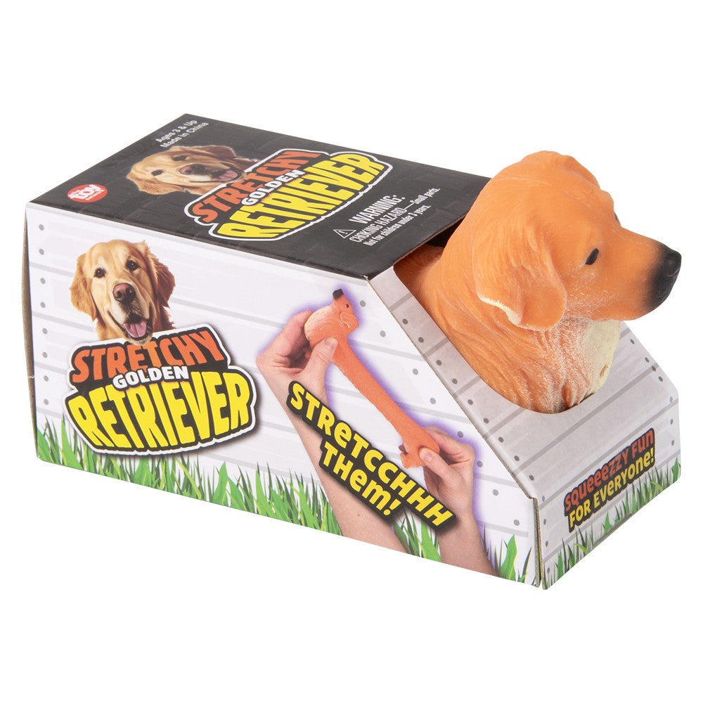 Stretchy Golden Retriever Fidget Toy (12 PC Display)