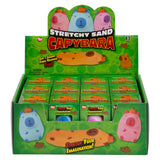 Stretchy Sand Capybara Toy (12 Pc Display)