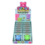 Squeezy Suction Bear (12 Pc Display)
