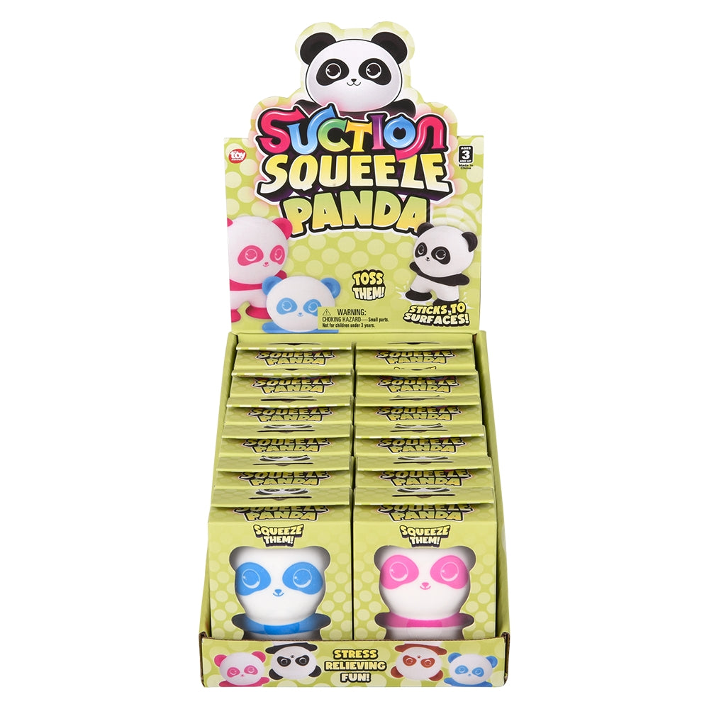 Squeezy Suction Panda (12 PC Display)