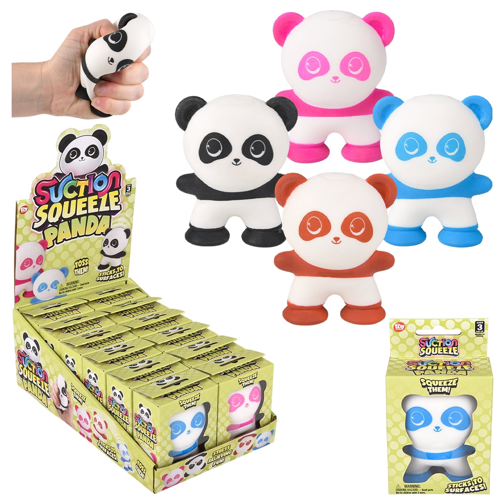 Squeezy Suction Panda (12 PC Display)