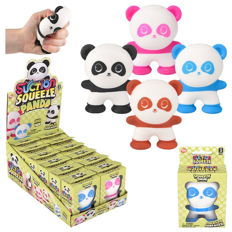 Squeezy Suction Panda (12 PC Display)