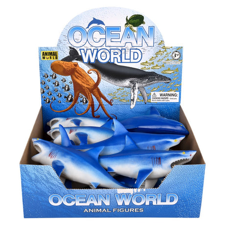 Shark Squeaker Toy 10" (1 DZ)
