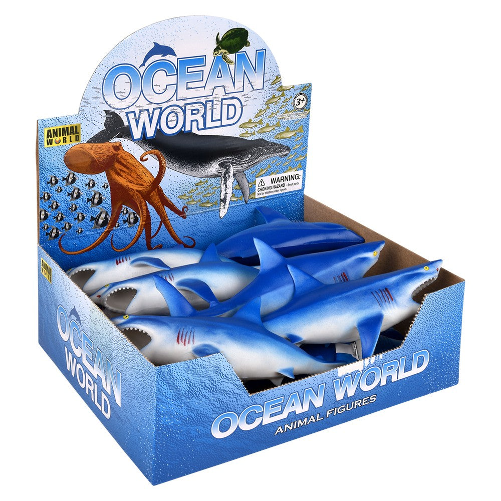 Shark Squeaker Toy 10" (1 DZ)