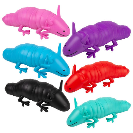 Axolotl Wiggle Fidget Toy 12" (6 Pc Display)