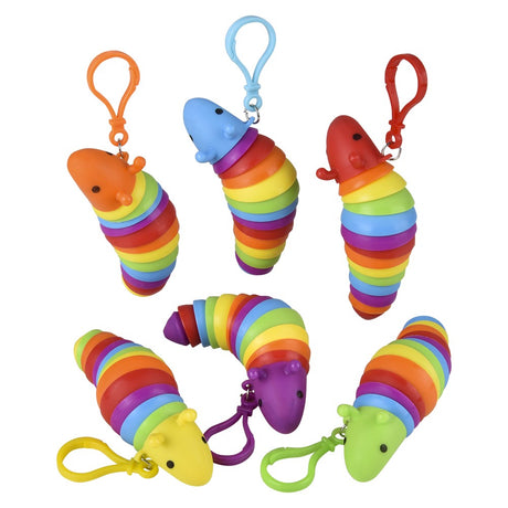 Sensory Wiggle Caterpillar Clip On (12 PC Display)