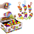 Sensory Wiggle Caterpillar Clip On (12 PC Display)