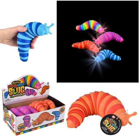 Light-Up Sensory Slug (12 PC Display)