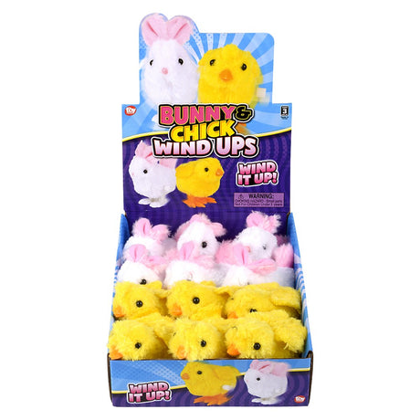 Bunny And Chick Wind Ups (12 Display)
