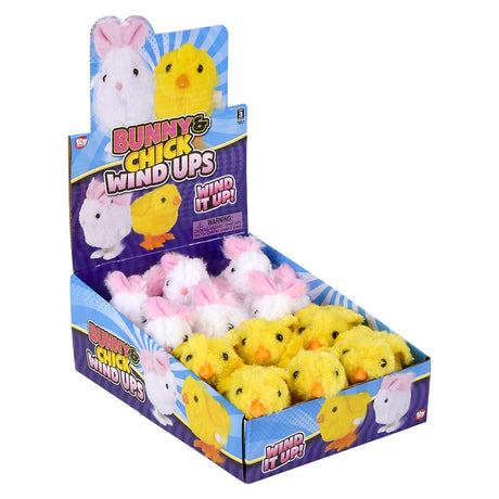 Bunny And Chick Wind Ups (12 Display)