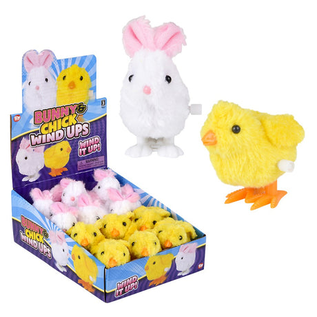 Bunny And Chick Wind Ups (12 Display)