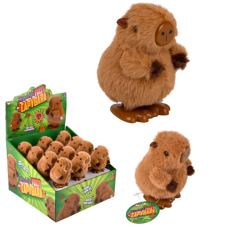 Wind-Up Fuzzy Capybara (24 Ct Display)
