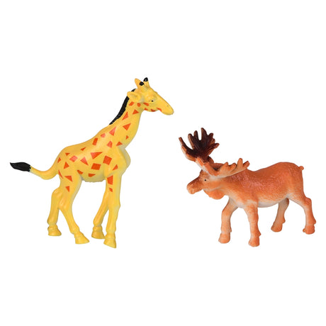 Zoo Animals Plastic Figures (1 DZ)