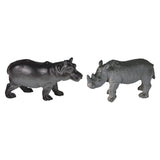 Zoo Animals Plastic Figures (1 DZ)