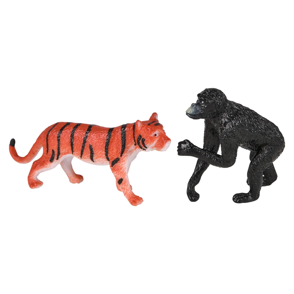 Zoo Animals Plastic Figures (1 DZ)