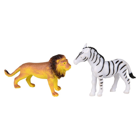 Zoo Animals Plastic Figures (1 DZ)