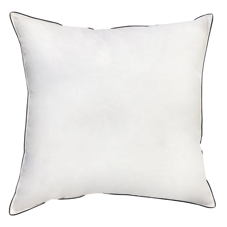 Premium Feather Filled Inserts Feather Down Pillow Insert Fabric - White, Multiple Sizes (1 Piece)