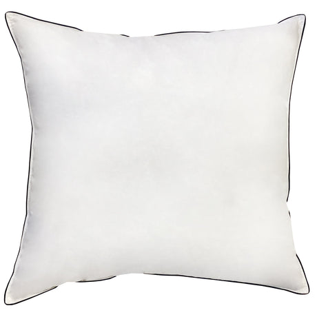 Premium Feather Filled Inserts Feather Down Pillow Insert Fabric - White, Multiple Sizes (1 Piece)