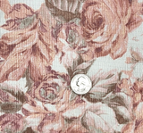 Poly Bubble Stretch 1D1776 Coral Polyester Spandex Fabric - Coral Textured Crinkle, 58/60" Width (1 Yard)