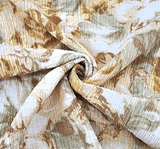 Poly Bubble Stretch 1D1776 Lemon Polyester Spandex Fabric - Lemon Textured Crinkle, 58/60" Width (1 Yard)
