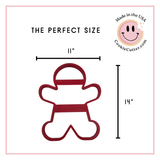 XXL Gingerbread Man Gingerbread Giant 14 inch PC0474