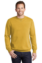 Port & Company® Beach Wash® Garment-Dyed Crewneck Sweatshirt