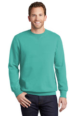 Port & Company® Beach Wash® Garment-Dyed Crewneck Sweatshirt