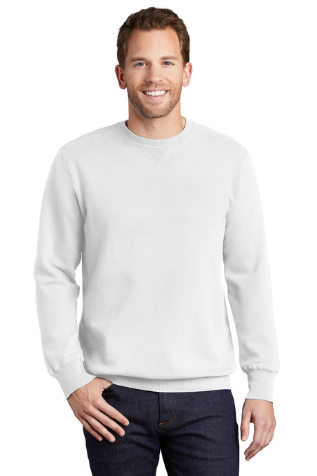 Port & Company® Beach Wash® Garment-Dyed Crewneck Sweatshirt