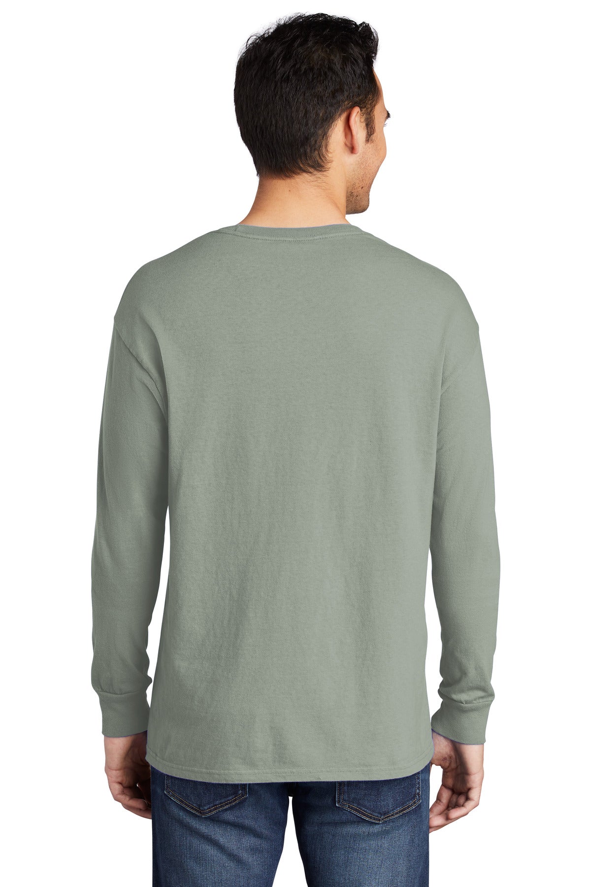 Port & Company® Beach Wash® Garment-Dyed Long Sleeve Tee