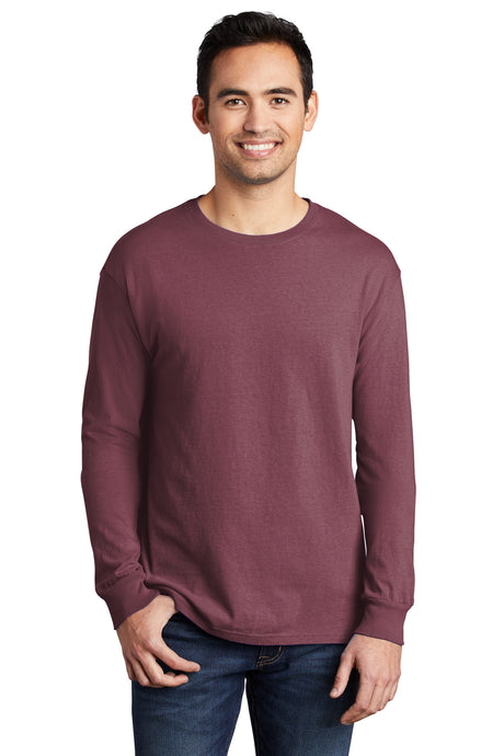 Port & Company® Beach Wash® Garment-Dyed Long Sleeve Tee