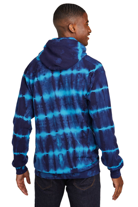 Port & Company® Allover Stripe Tie-Dye Fleece