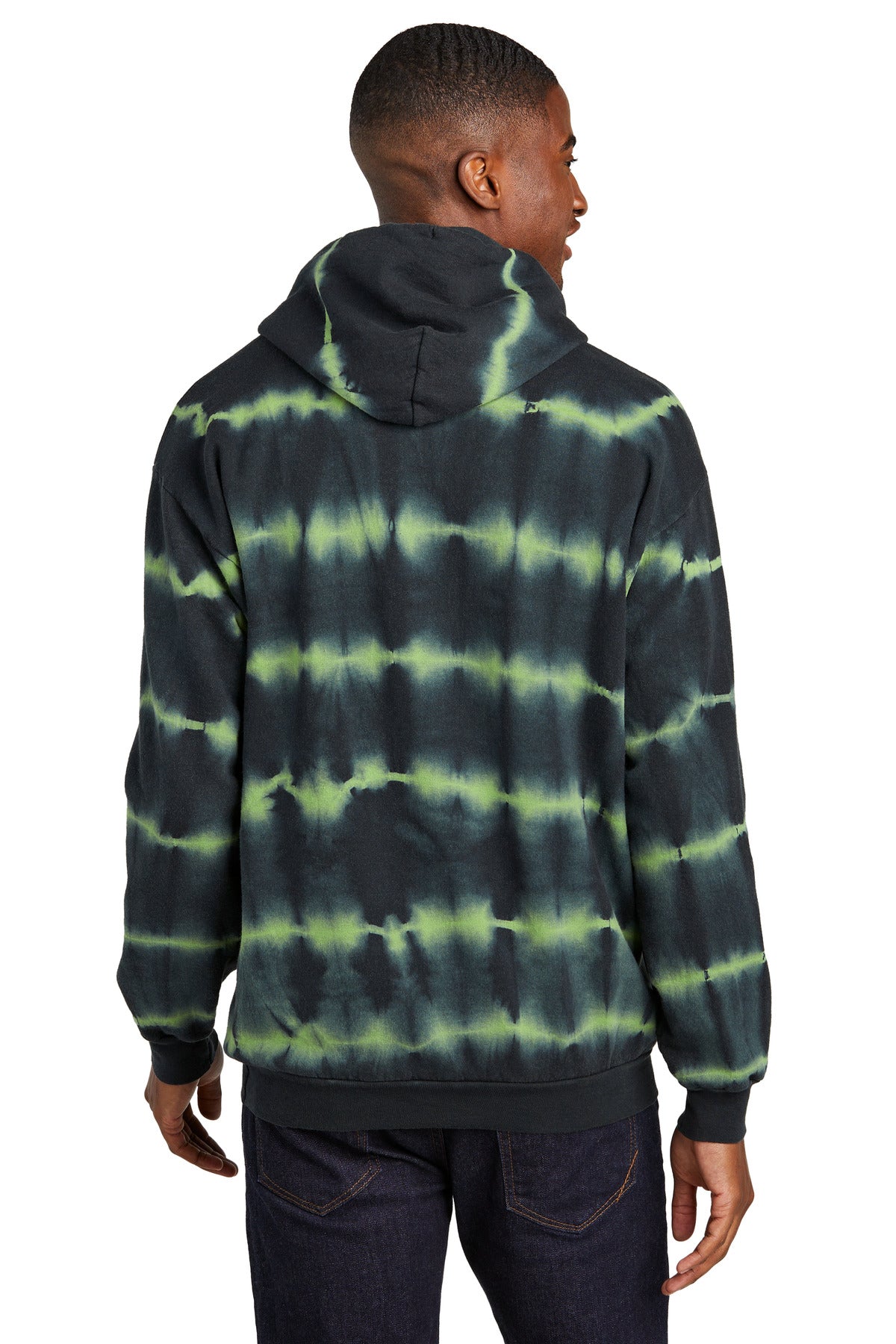 Port & Company® Allover Stripe Tie-Dye Fleece