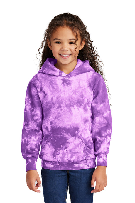 Port & Company® Youth Crystal Tie-Dye Pullover Hoodie